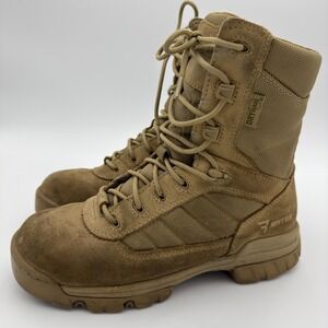 Bates Tactical Boots Mens 7 Brown DryGuard Zip Hiking Outdoor Combat‎ Military